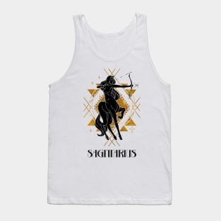 Sagittarius zodiac sign Tank Top